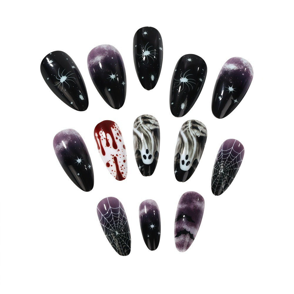 Artificial artificial nails with Halloween motifs Kalsten