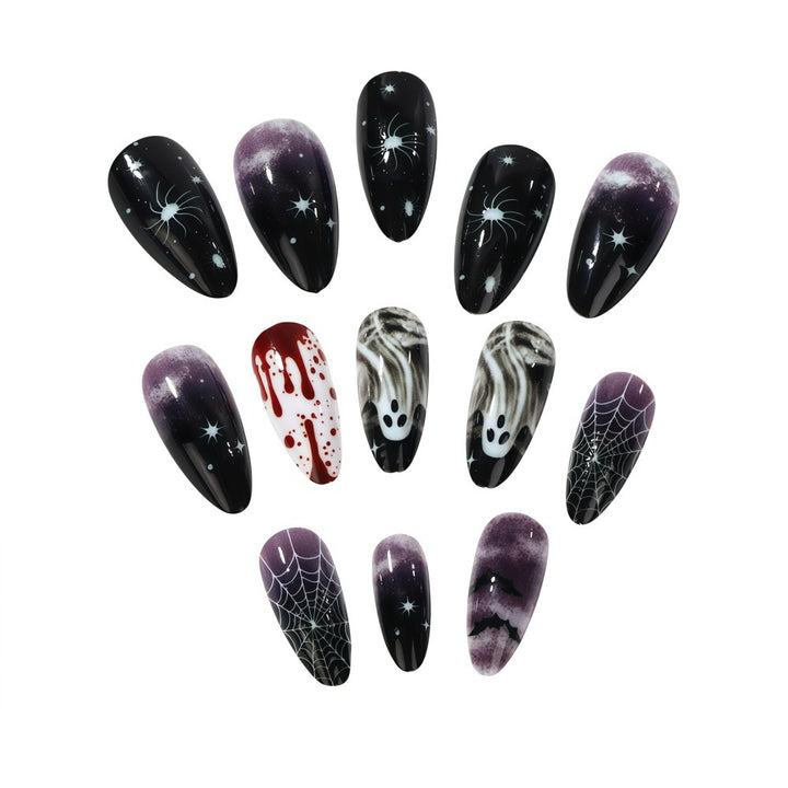 Artificial artificial nails with Halloween motifs Kalsten