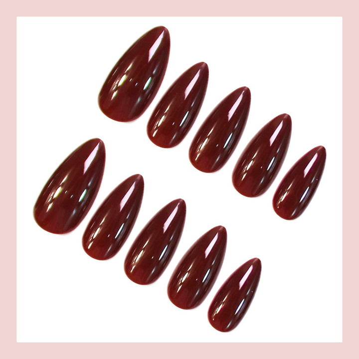 Acrylic Nail Set with Elegant Spitze Designs Kalsten
