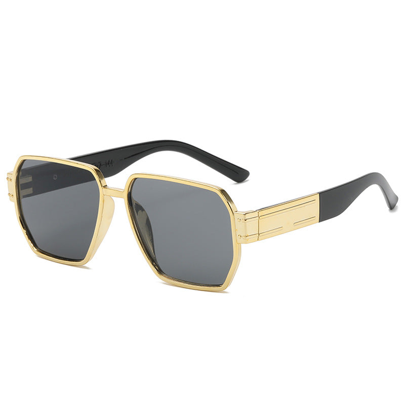 Women's modern oversized sunglasses with asymmetric frame Kalsten