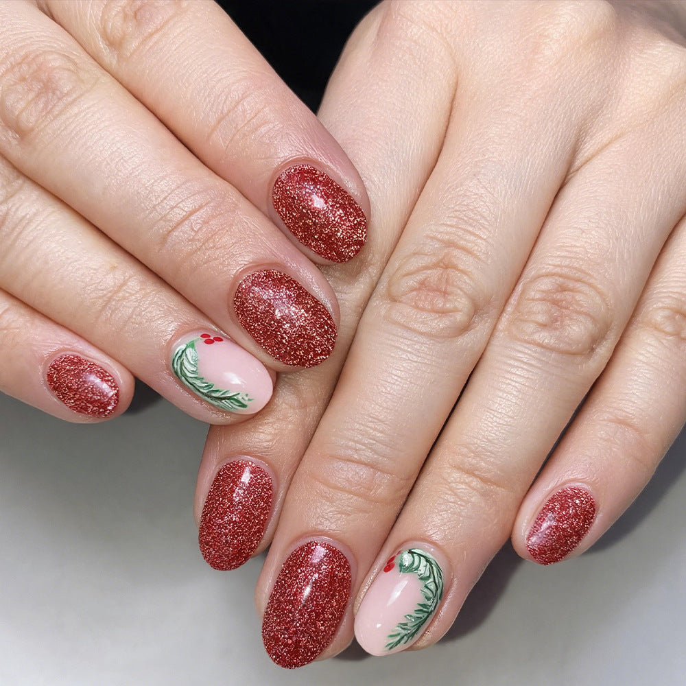 Festive Glitter Gel Nail Art Set Kalsten