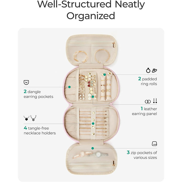 Elegant Jewelry Organizer with Modular Design Kalsten