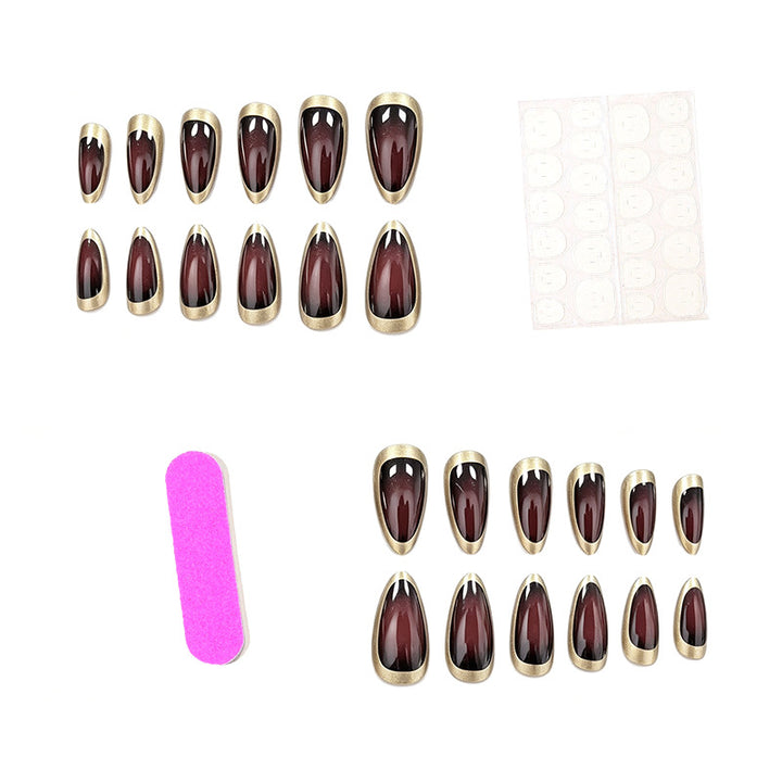 Elegant Almond-Shaped Nail Enhancements Kalsten 1789915251