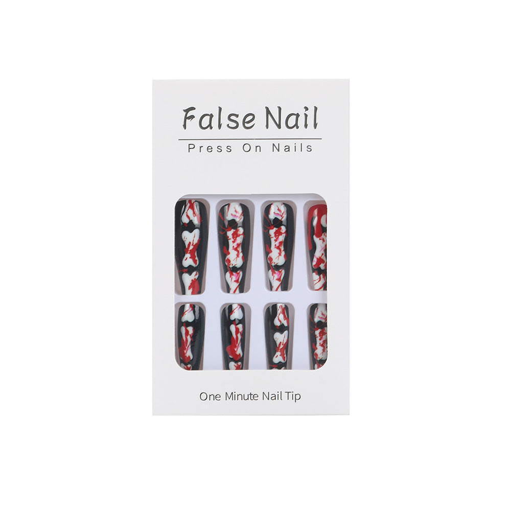 Creative art nails with exciting splatter pattern Kalsten