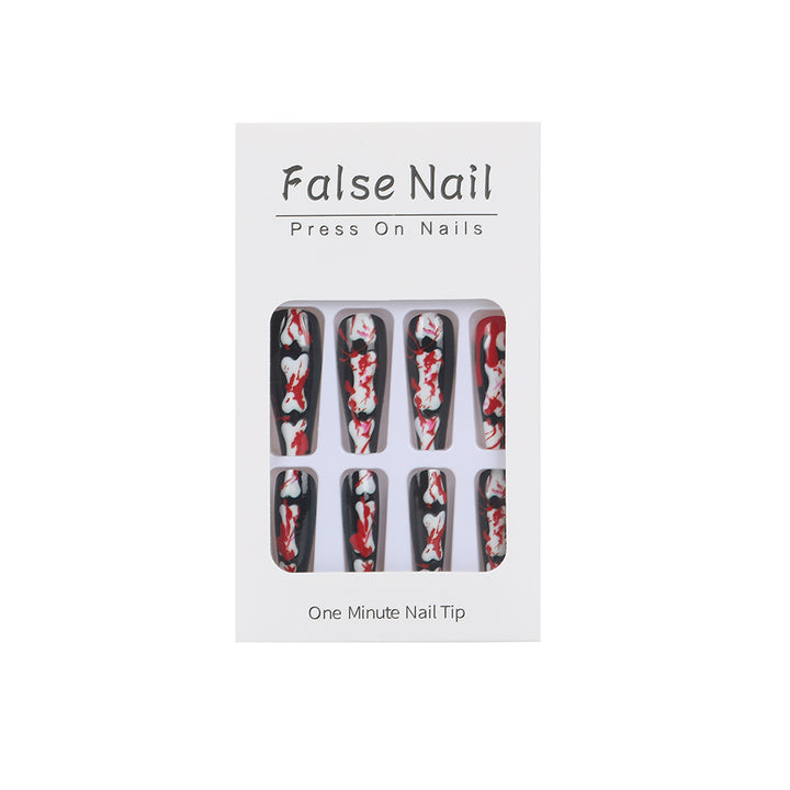 Creative art nails with exciting splatter pattern Kalsten