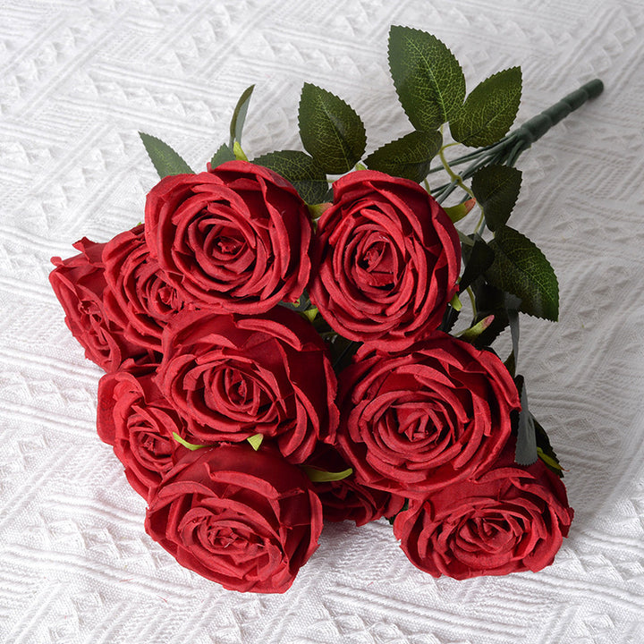 Silk Floral Rose Bouquet