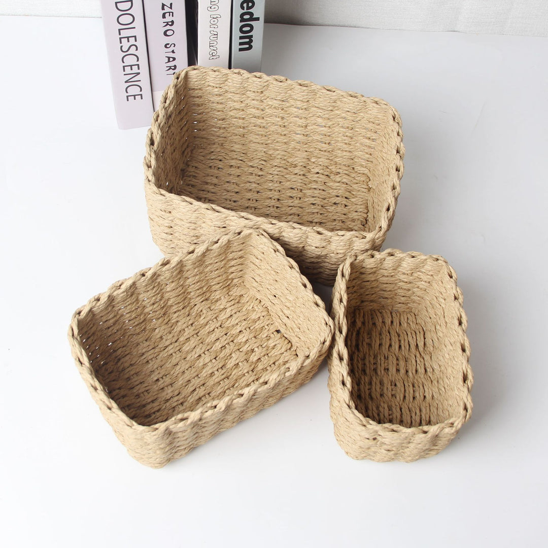 Natural Fiber Storage Basket