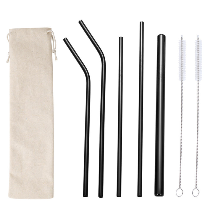 Stainless Steel Straw Set with Cleaning Brushes Kalsten