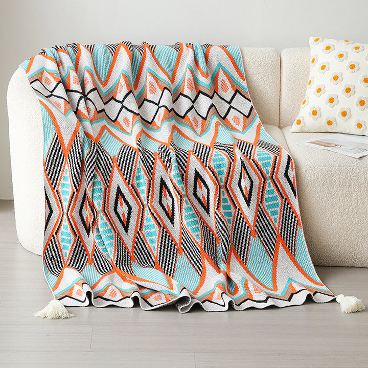 Ladies decorative throw blanket Kalsten