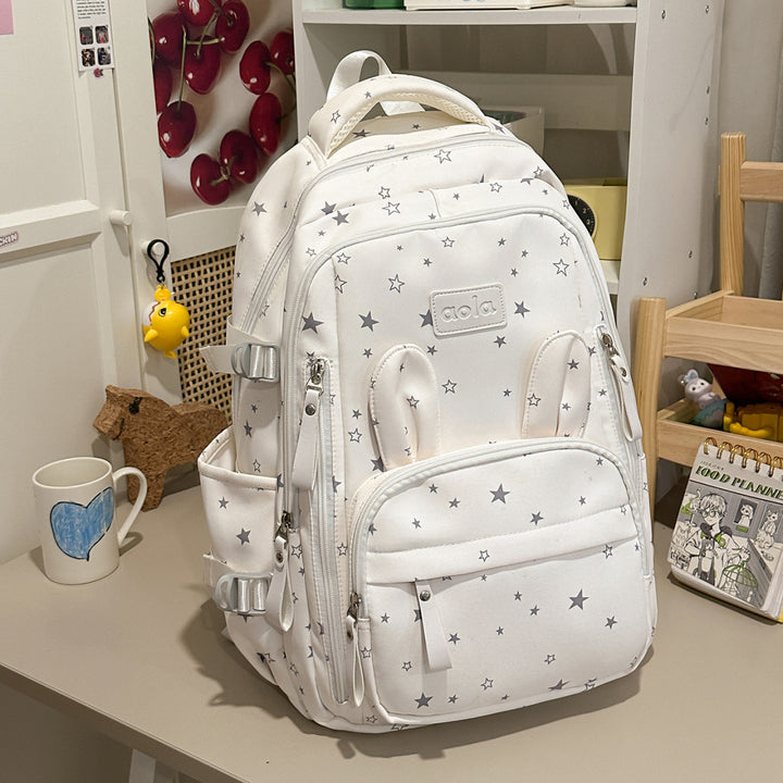Star Print Multi-Functional Backpack Kalsten