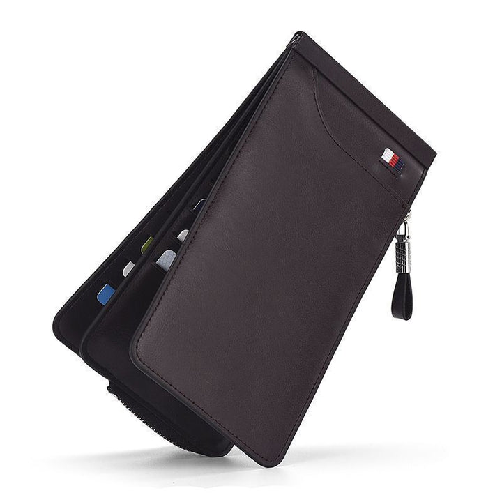 RFID-Blocking Zippered Leather Card Holder Kalsten