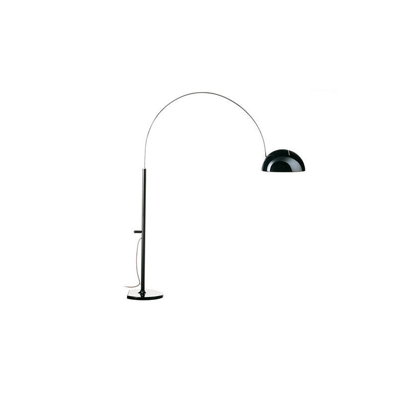 Arc Floor Lamp with Adjustable Height and Elegant Shade