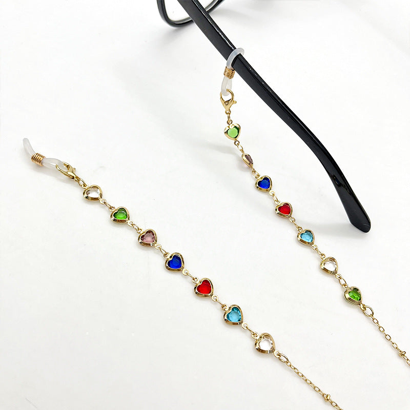 Heart-Shaped Eyewear Chain Kalsten