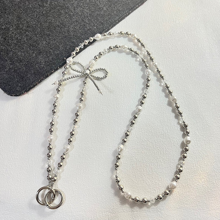 Elegant Mixed Material Necklace Kalsten