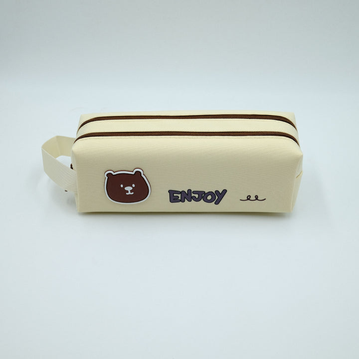 Fun Character Zip-Up Pencil Case