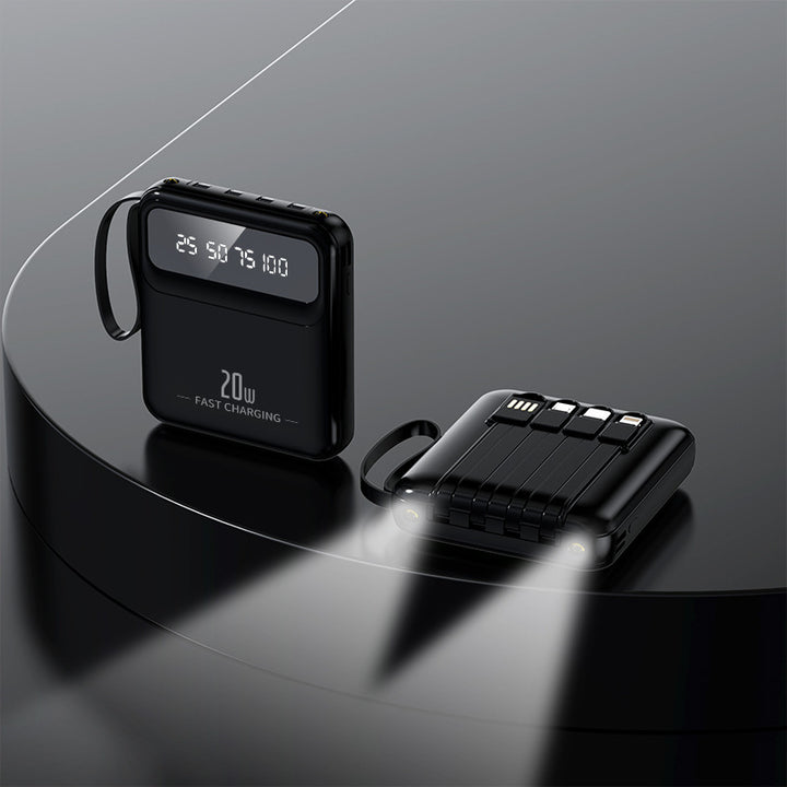 Portable power bank with multifunctional fast charging capability and digital display Kalsten