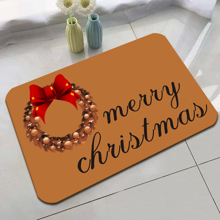 Festive Holiday-Themed Bath Mat Kalsten