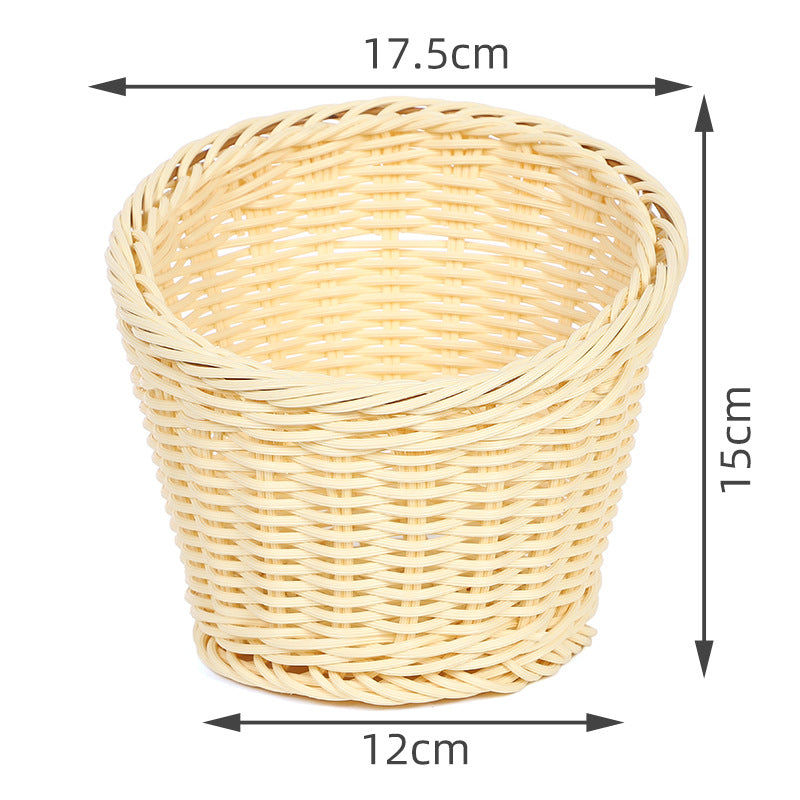 Decorative Woven Round Basket Kalsten