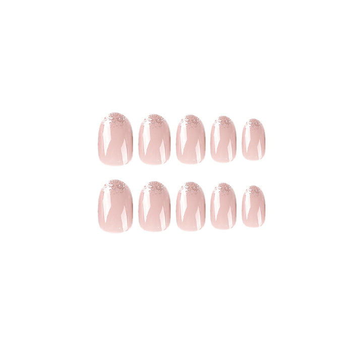 Artful nail polish applications with elegant glitter finish Kalsten