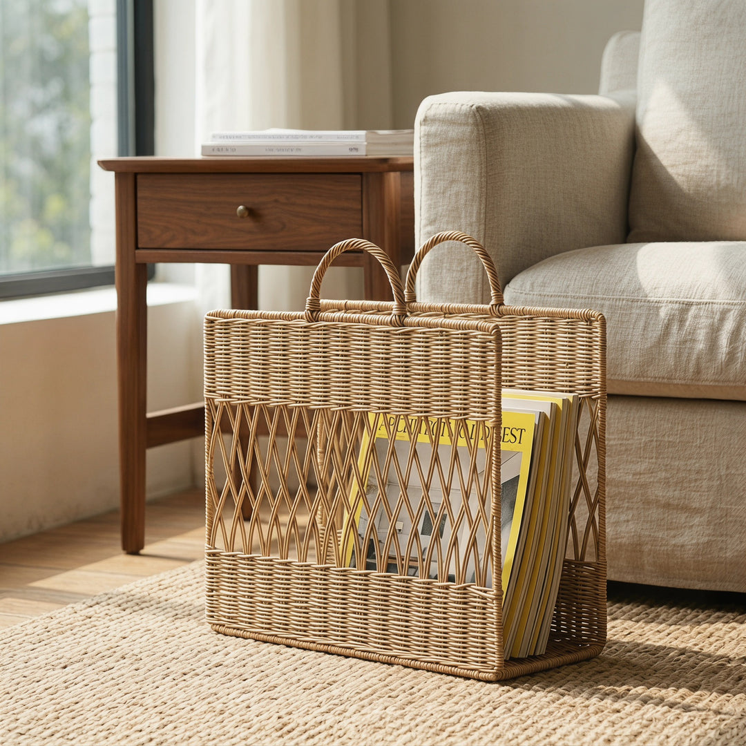 Artful Macrame Magazine Holder Kalsten