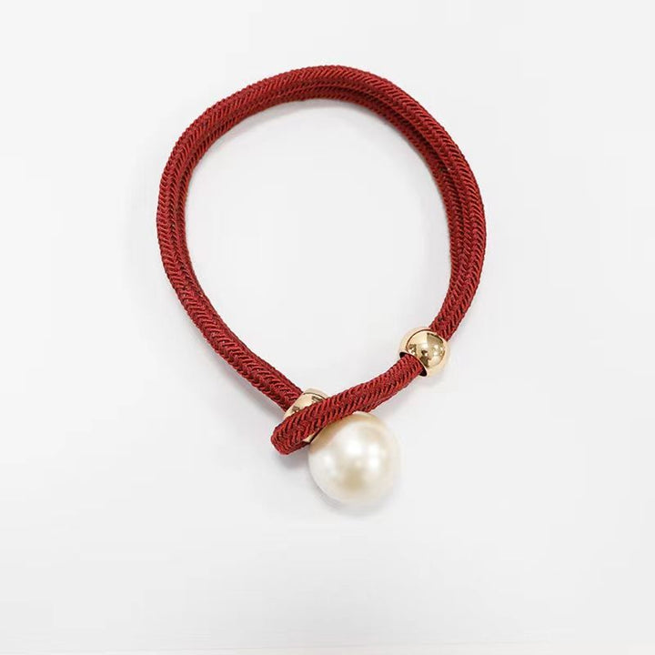 Elegant curtain tieback with decorative pearl Kalsten