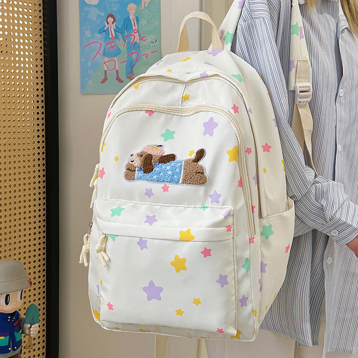 Cute Cartoon Dog-Themed Backpack