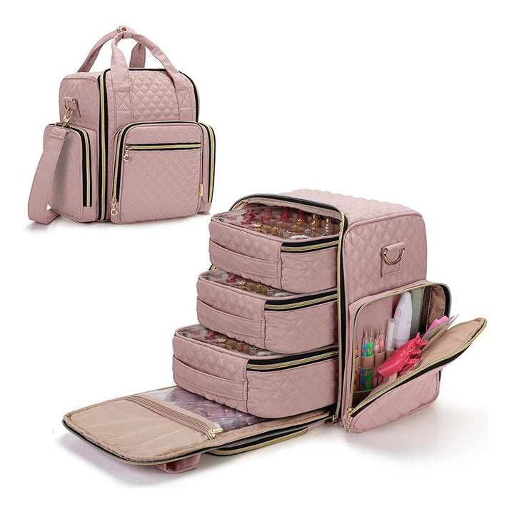 Cosmetic transport bag with organizer compartments Kalsten