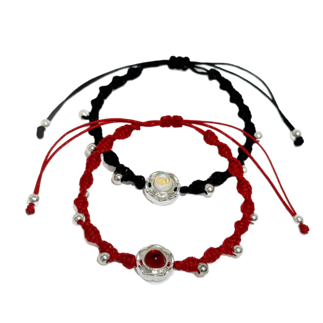 Adjustable Knot Bracelet with Gemstone Kalsten