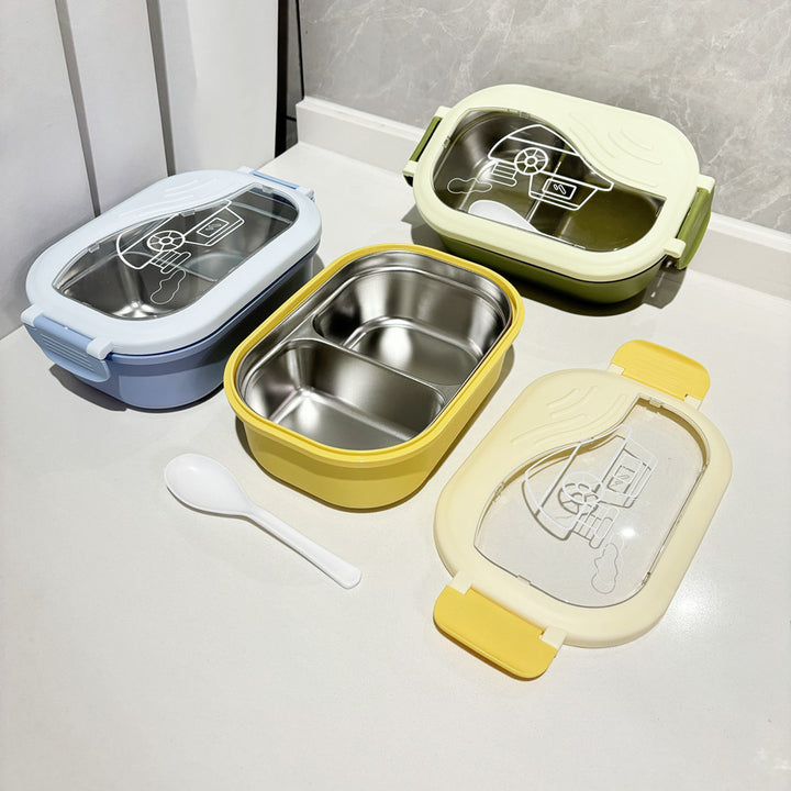 Multi-Functional Lunch Box with Spoon