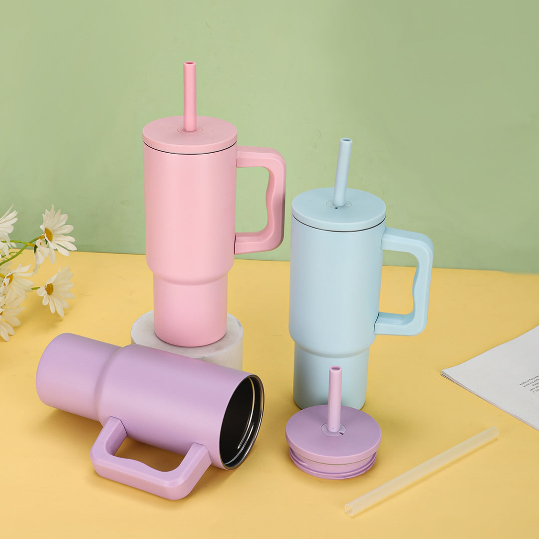 Ladies Insulated Cup with Practical Straw Kalsten