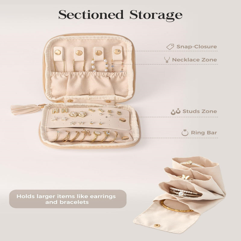 Elegant jewelry organizer with individual divider system Kalsten