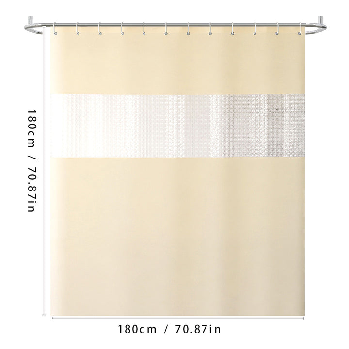 Textured Waterproof Shower Curtain Kalsten