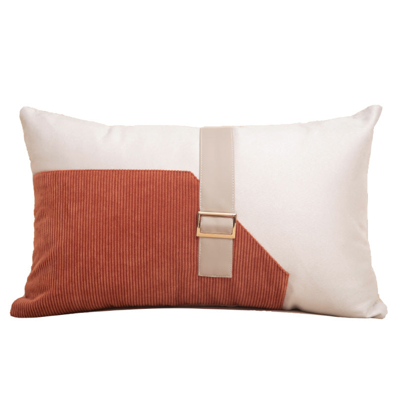 Artistic Abstract Design Lumbar Cushion Cover