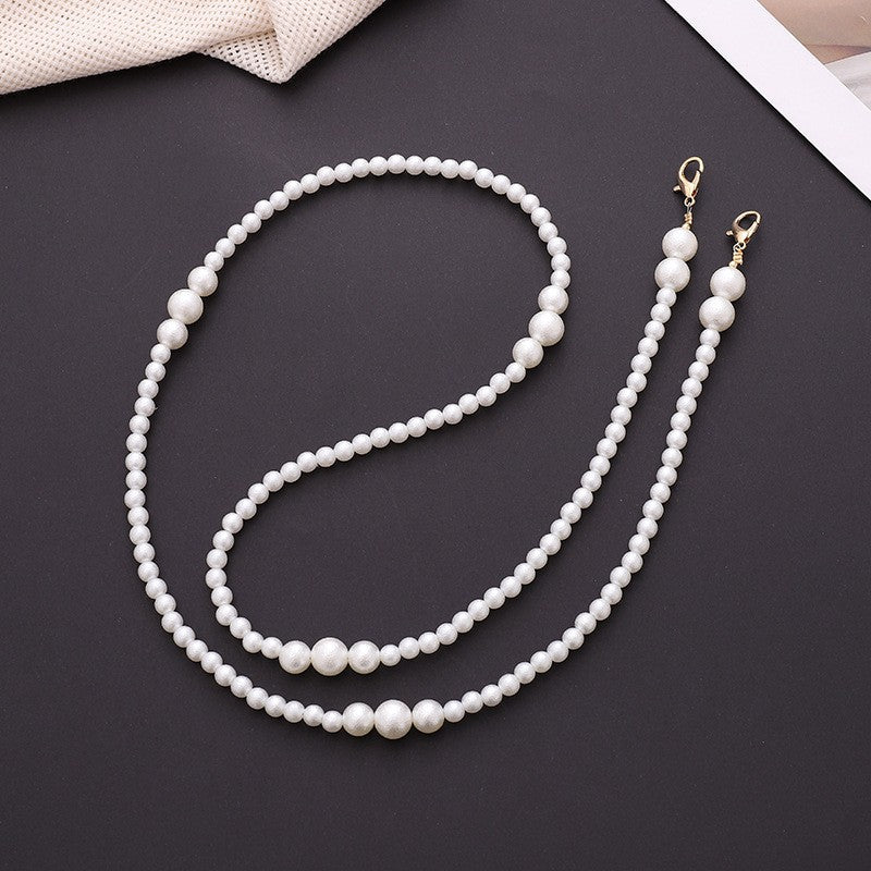 Heart-Designed Beaded Eyewear Chain Kalsten
