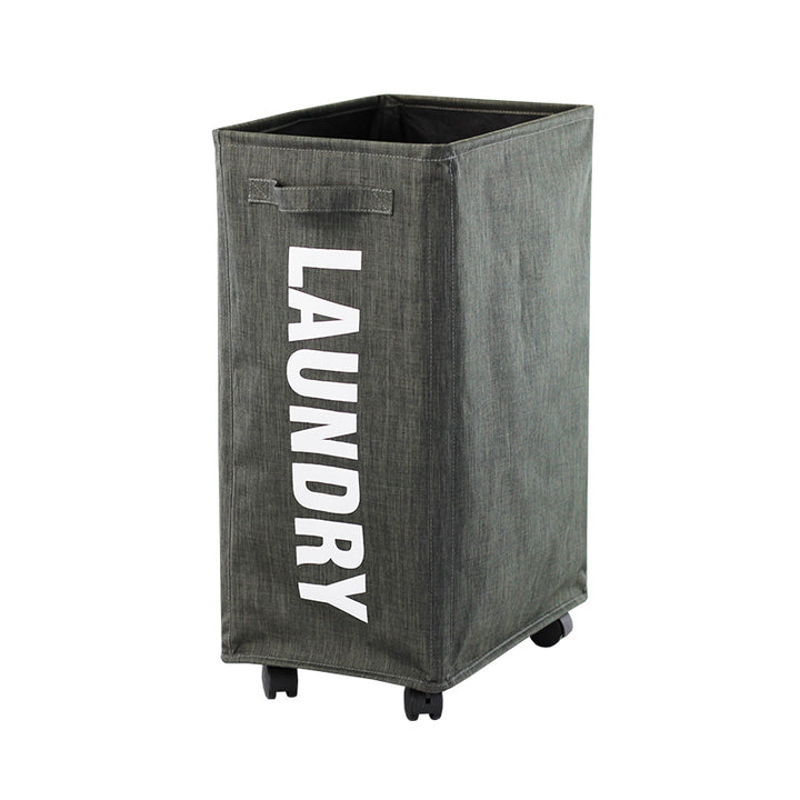 Practical laundry container with wheels Kalsten