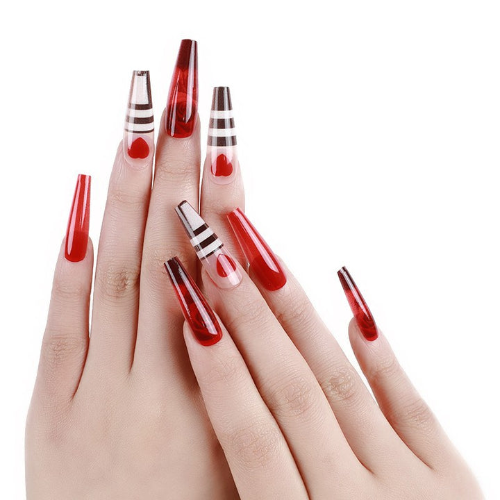 Trendy glamorous design artificial nails Kalsten