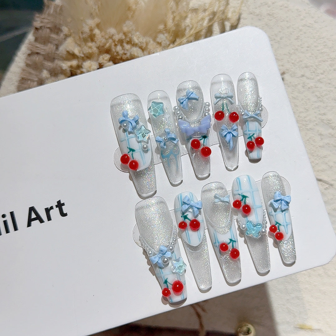 Decorative Nail Art Press-On Tips