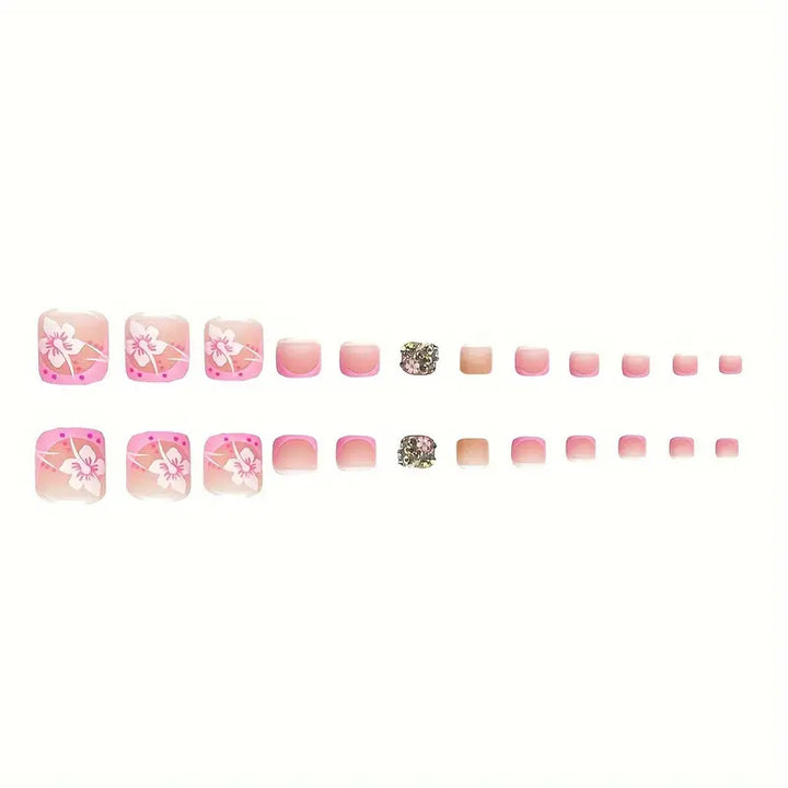 Floral Art Press-On Nail Set Kalsten