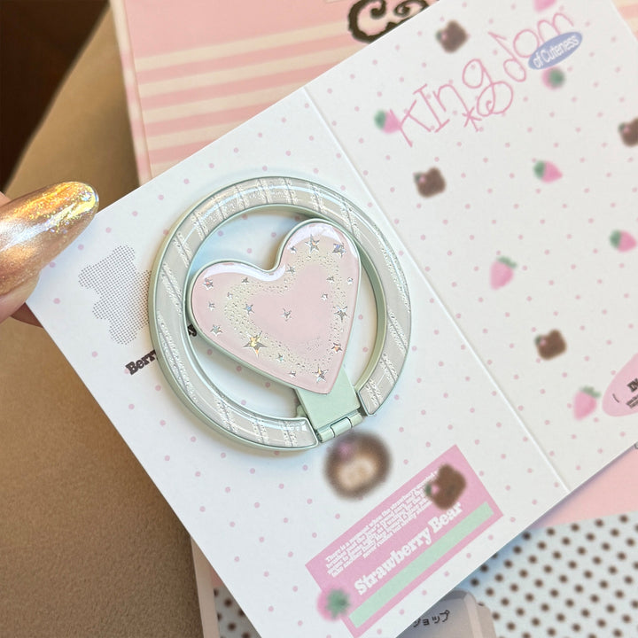 Hand mirror in playful heart design Kalsten