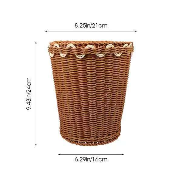 Handcrafted Wicker Storage Bin Kalsten