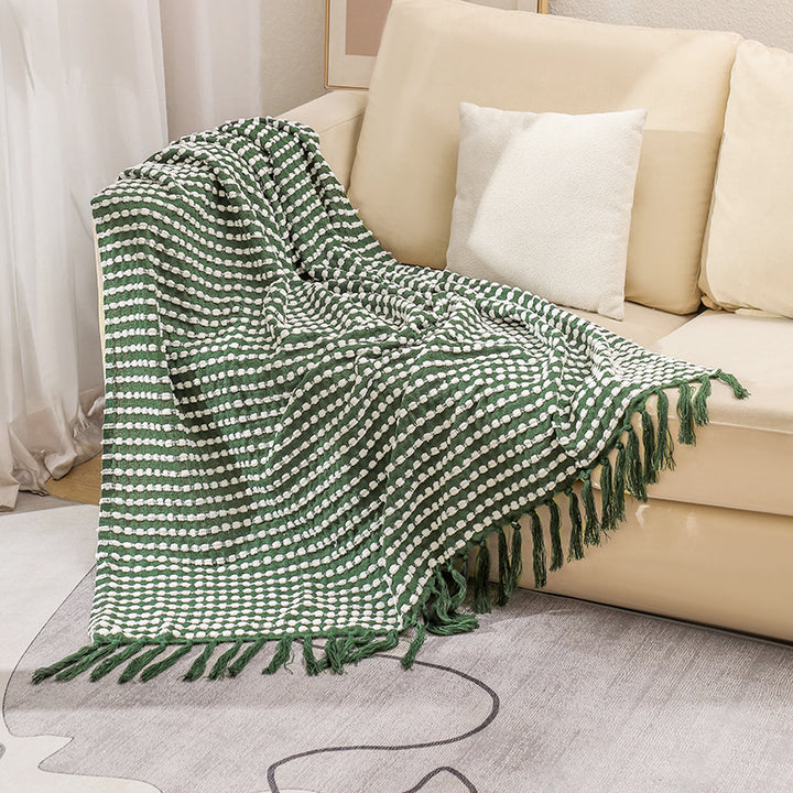 Decorative Woven Throw Blanket