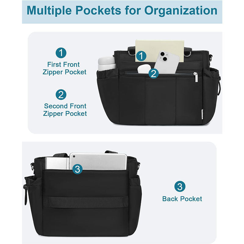 Multifunctional tote bag with insulating inner pocket Kalsten