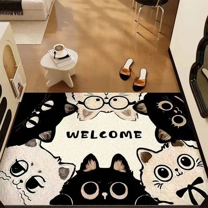 Cat-Themed Area Rug