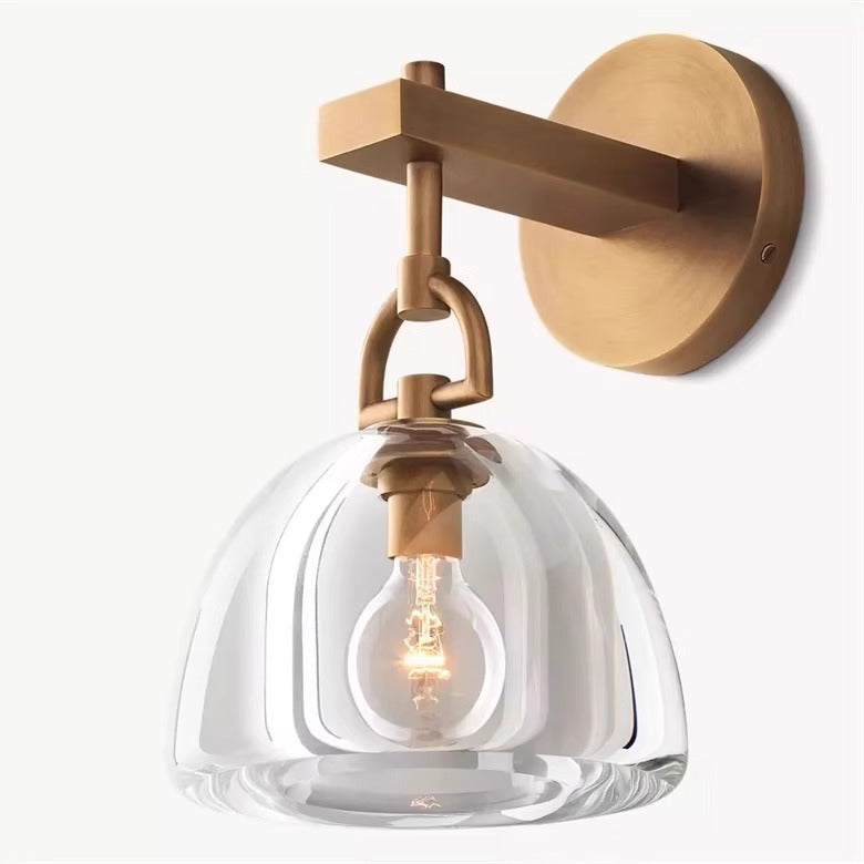 Elegant Glass Wall Sconce