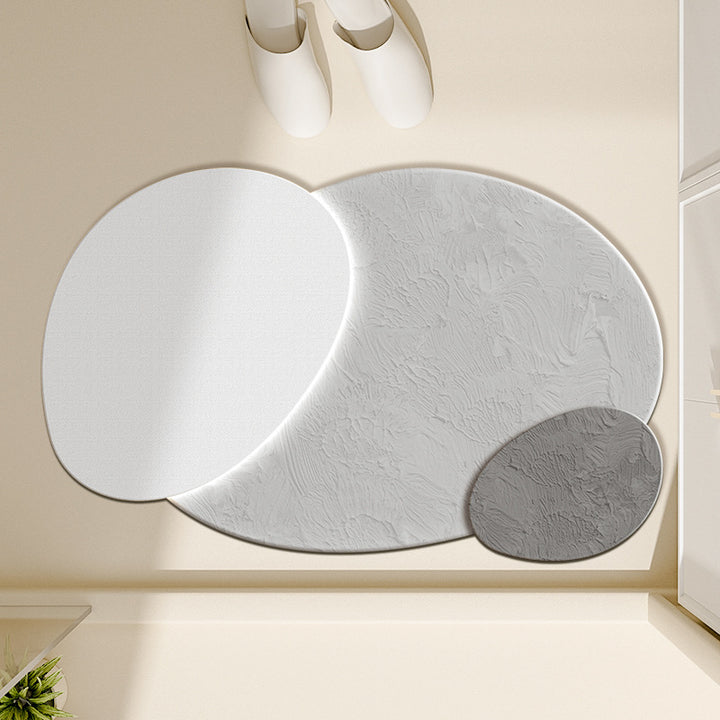 Floral-Inspired Decorative Bath Mat Kalsten