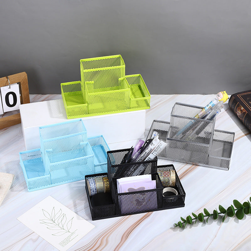 Multi-Compartment Wire Mesh Organizer Kalsten