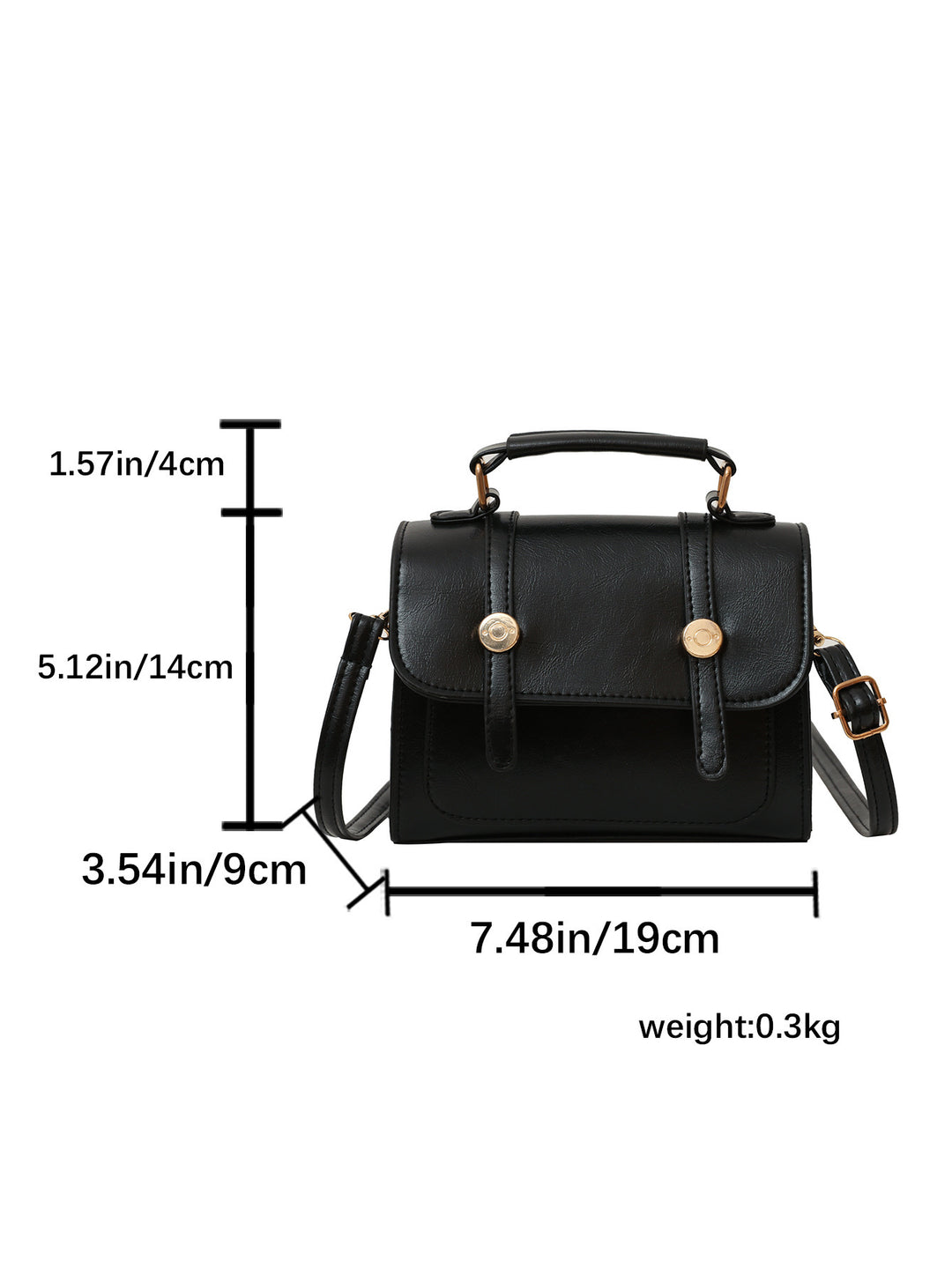 Stylish Structured Crossbody Bag