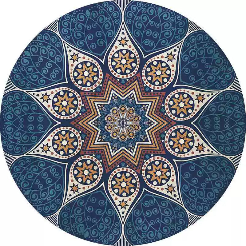 Round Vintage Area Rug