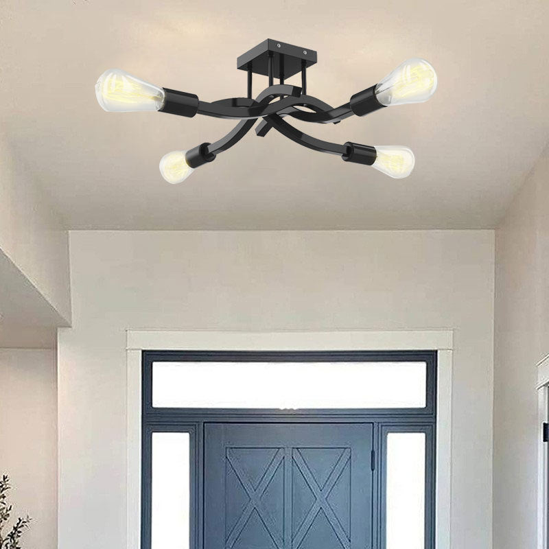 Artistic Swirl Ceiling Light