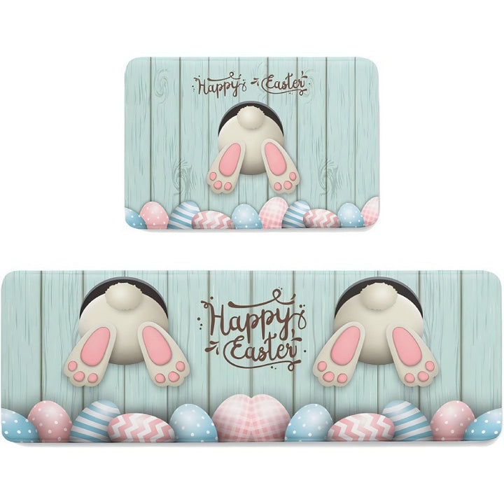 Decorative Bunny Print Runner Mat Kalsten